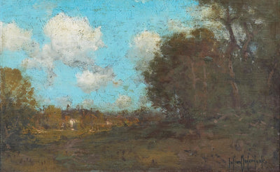 Ciel bleu au-dessus d’un paysage boisé - Julian Onderdonk - Alpha Reproduction