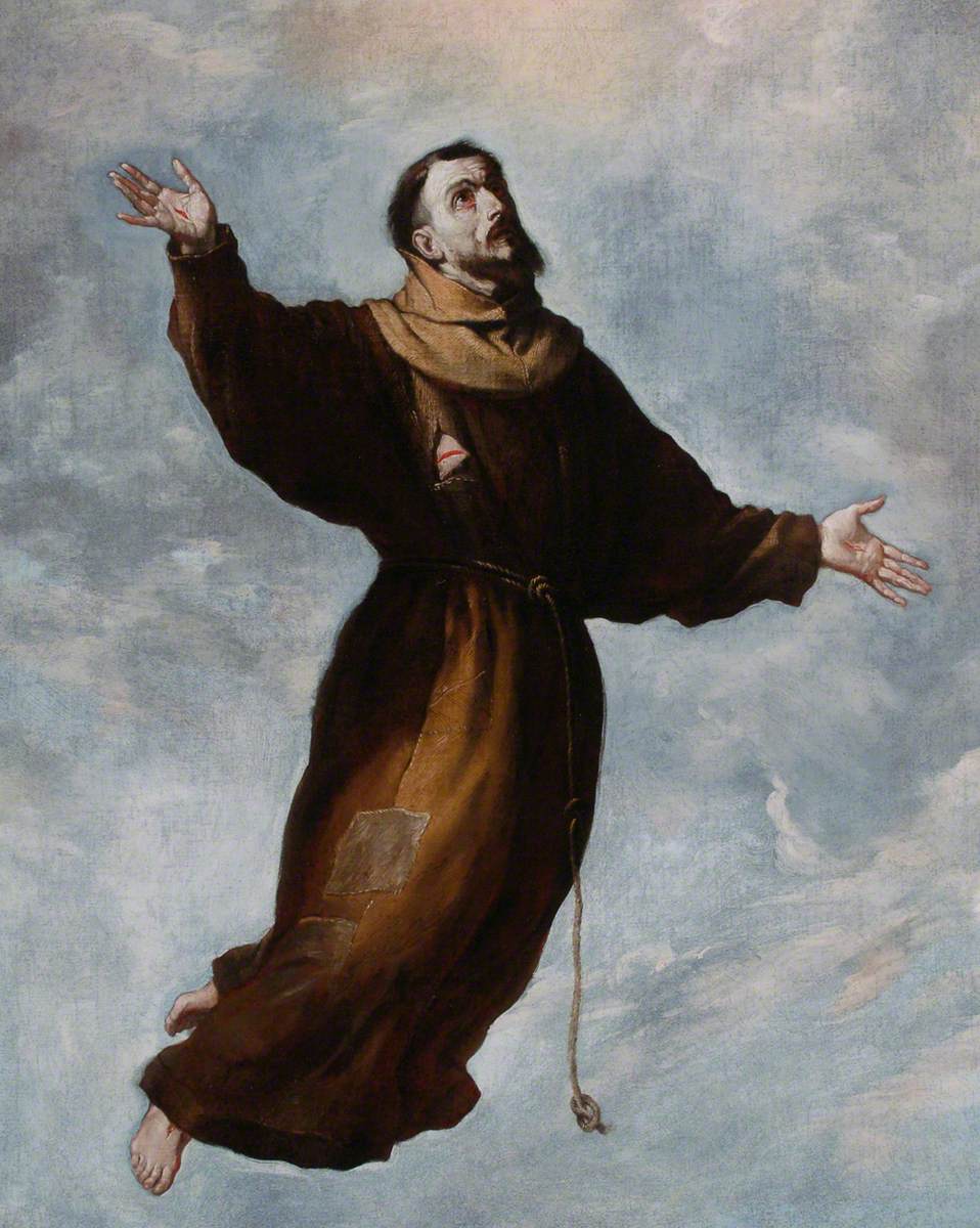 Une lévitation de saint François - Jusepe de Ribera