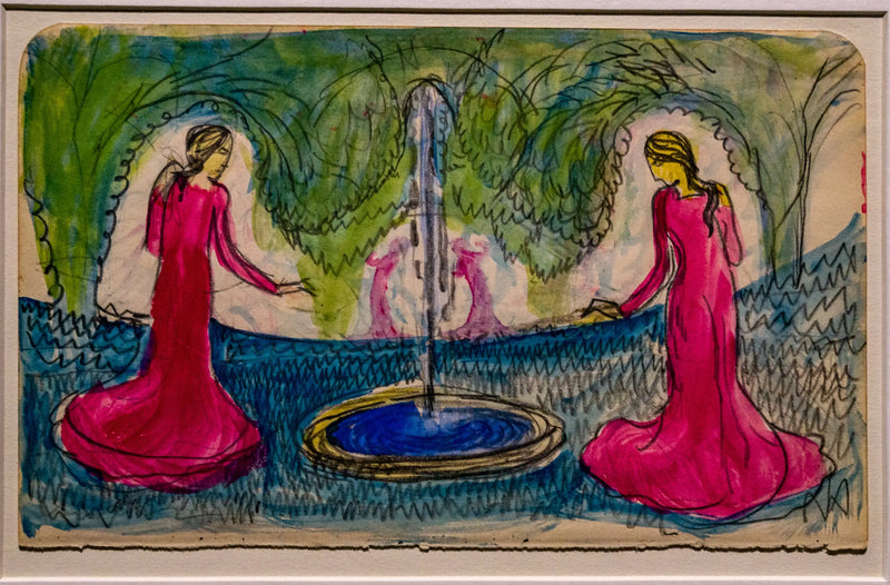 מחברת סקיצות מס' 27 A S. 22 גב רונד בבריכה - אוגוסט מקה