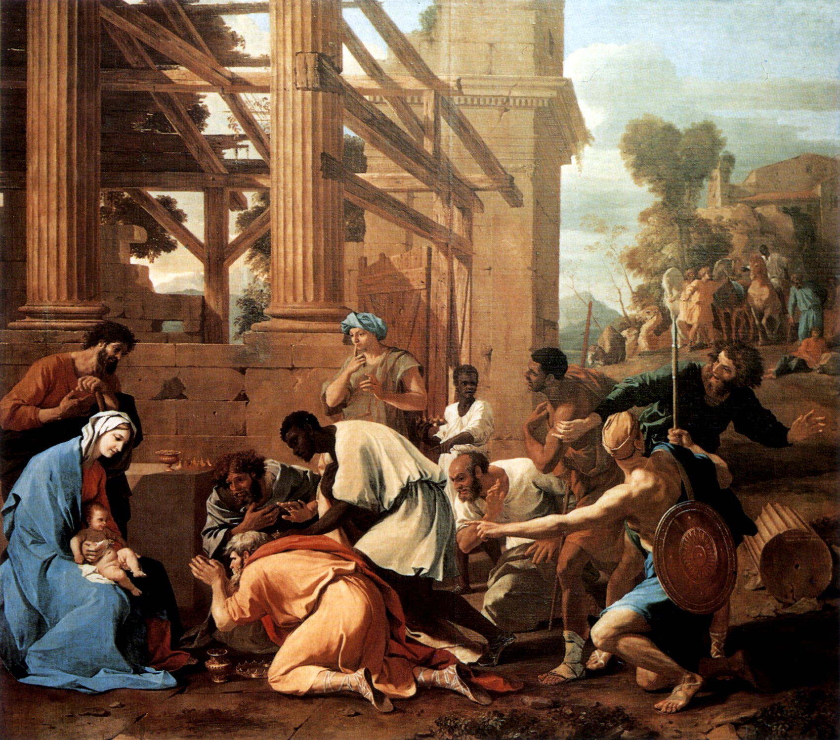 L'Adoration des mages - Nicolas Poussin