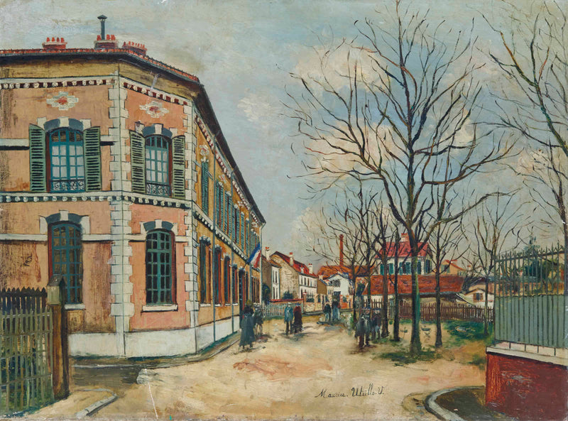 L'École Carnot à Argenteuil - Maurice Utrillo