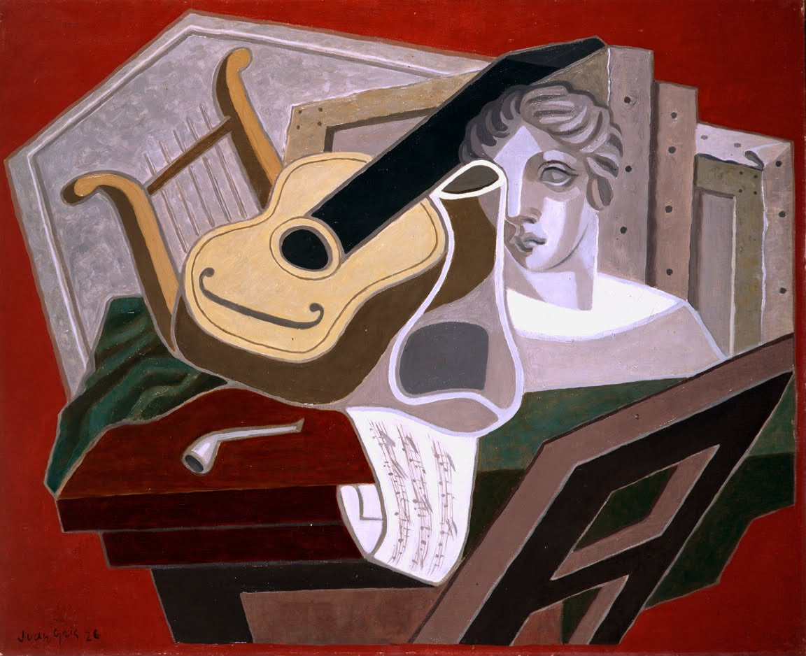 שולחן המוזיקאי – Juan Gris