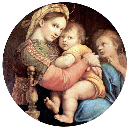 הבתולה על הכיסא – רפאל סנציו (בערך 1513–1514)