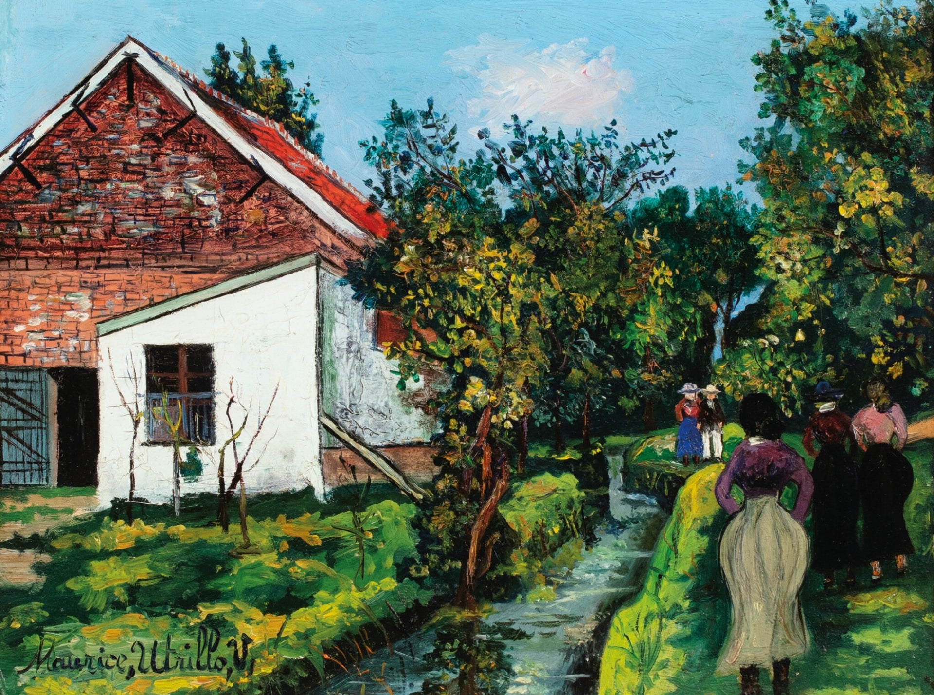 La Bièvre à Bourg-la-Reine - Maurice Utrillo