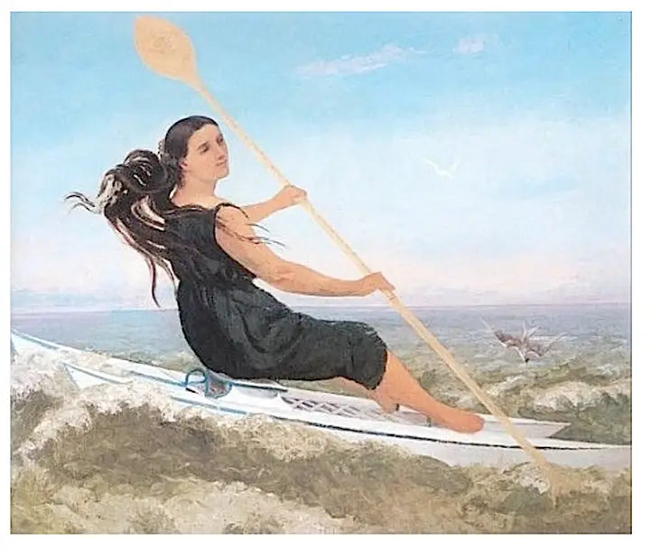 האישה עם הפודוסקאפ - גוסטב קורבה