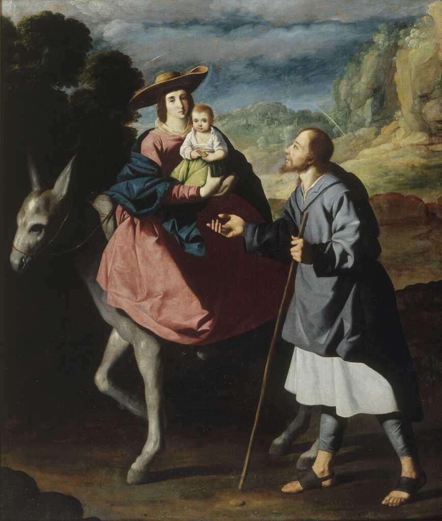 La Fuite en Égypte - Francisco de Zurbarán
