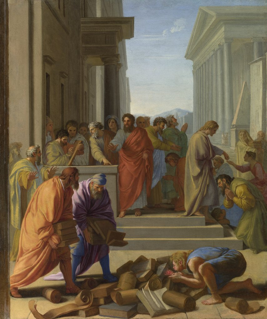 La Prêche de Saint Paul à Ephèse - Eustache Le Sueur