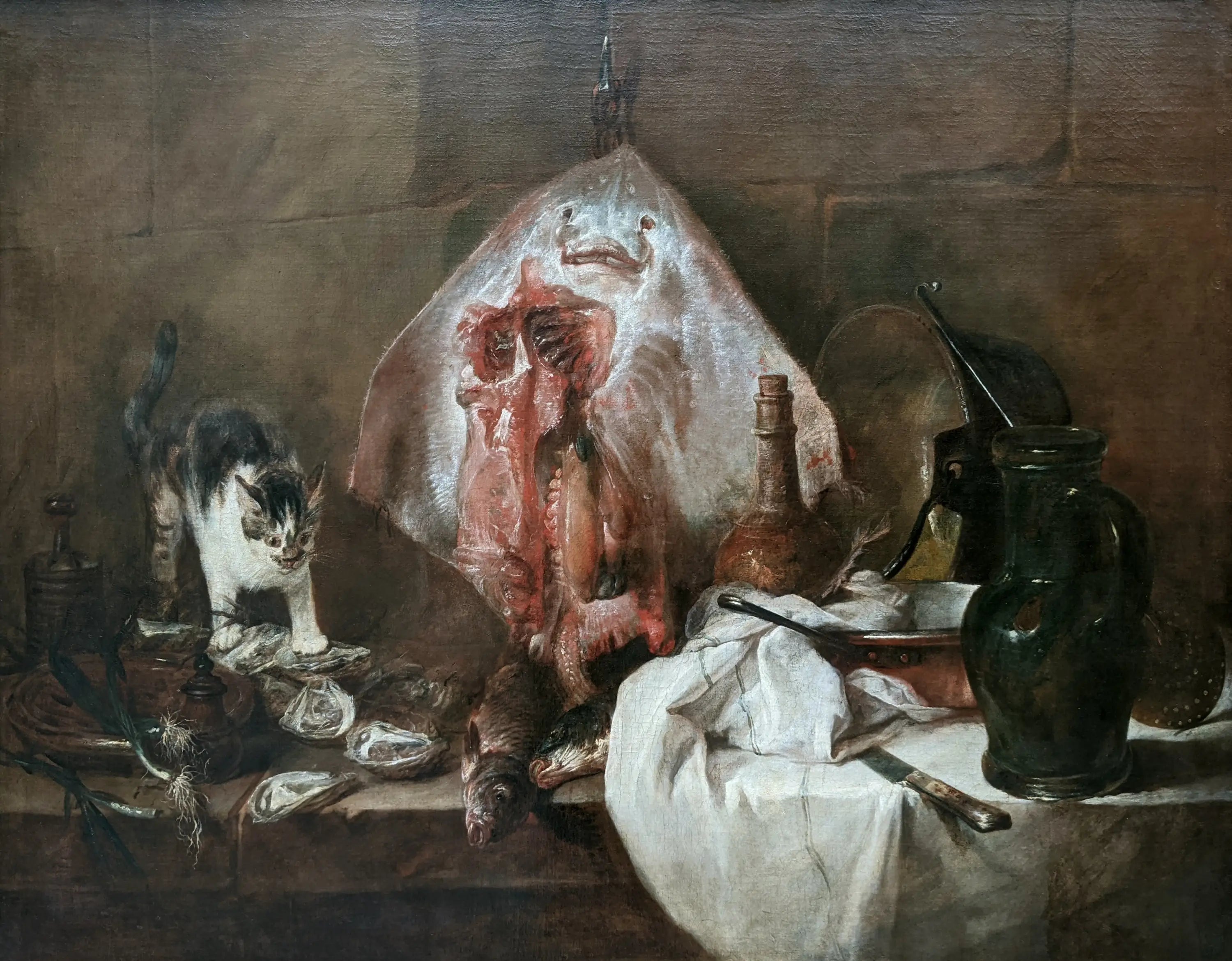 La Raie - Jean Siméon Chardin - Alpha Reproduction