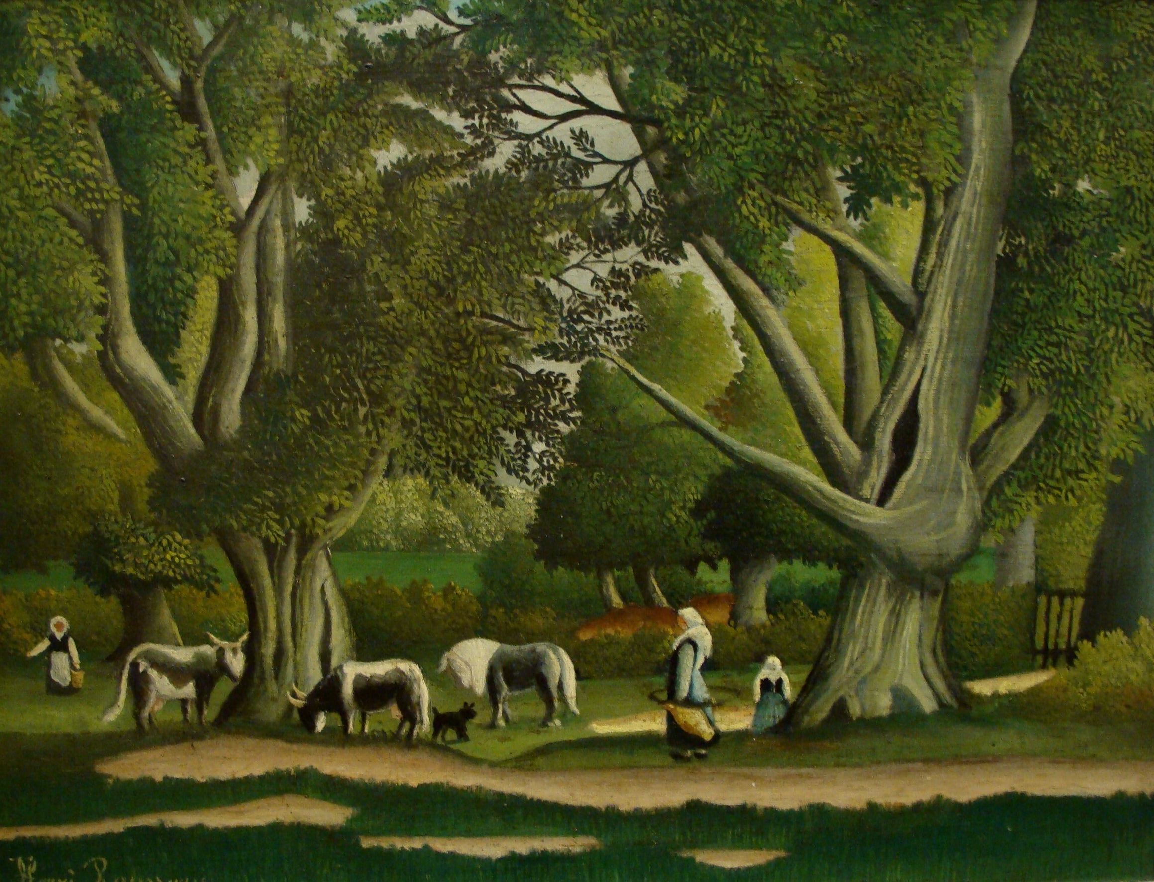Vue de Bretagne - Henri Rousseau