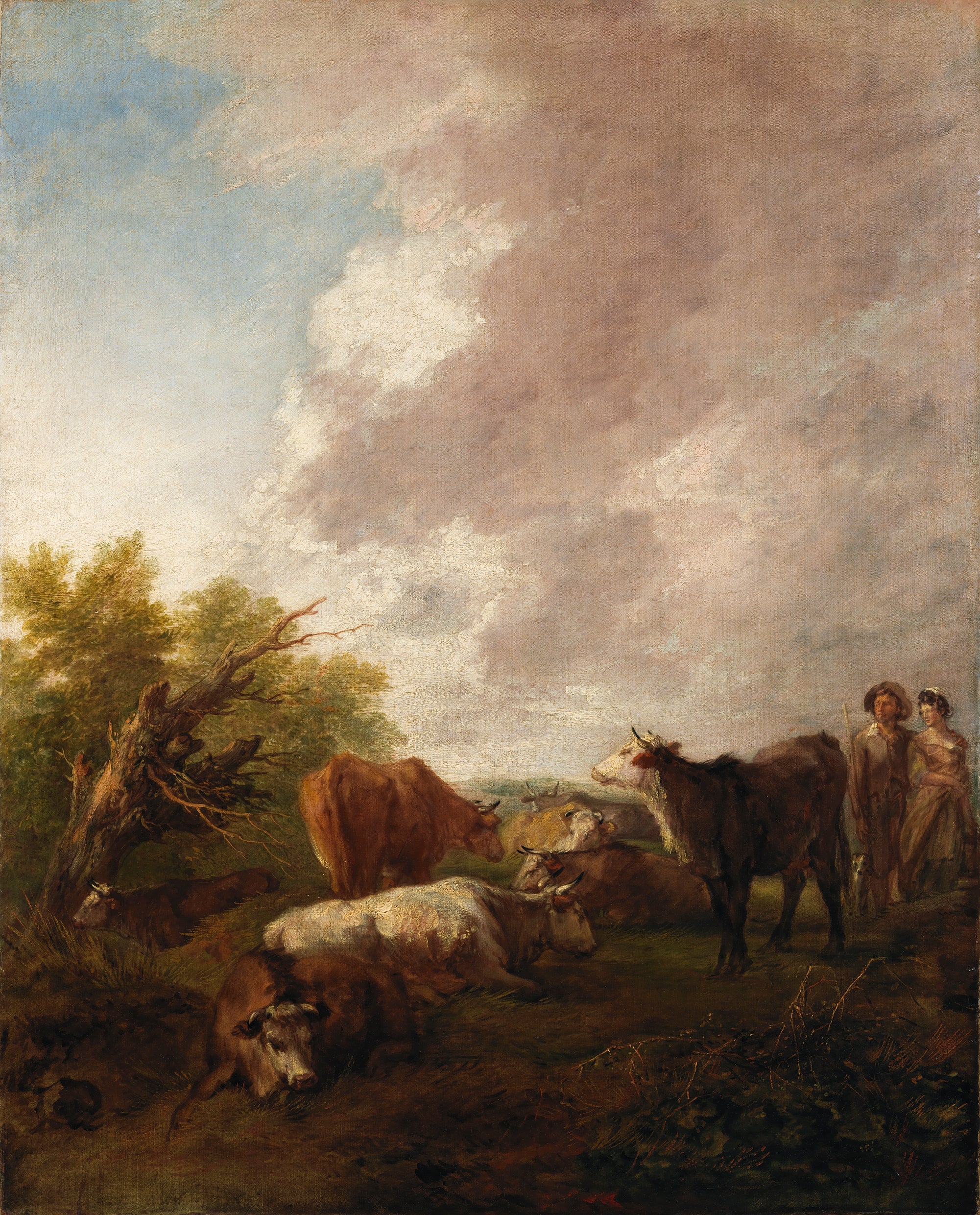 Paysage avec du bétail - Thomas Gainsborough