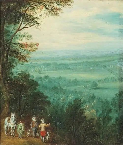 Paysage avec figures - David Teniers le Jeune - Alpha Reproduction