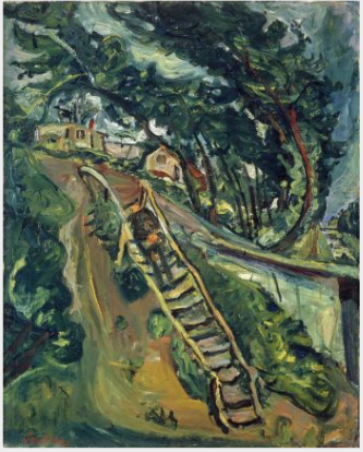Paysage avec volée d'escaliers - Chaïm Soutine