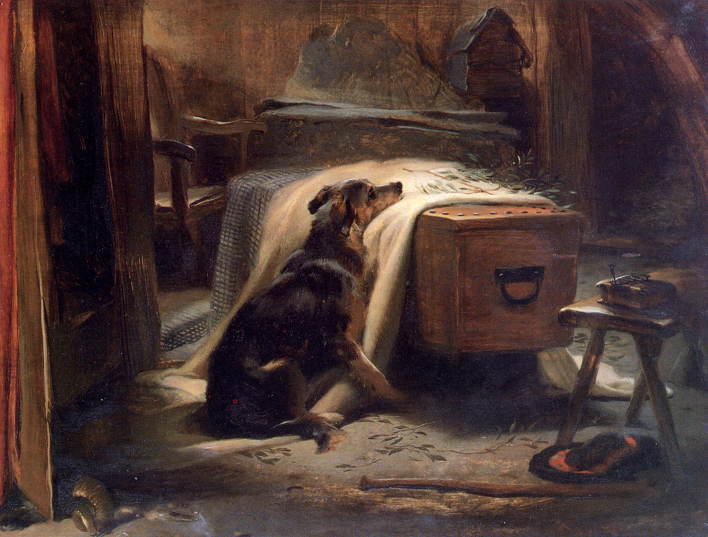 Le principal pleureur du vieux berger - Edwin Henry Landseer