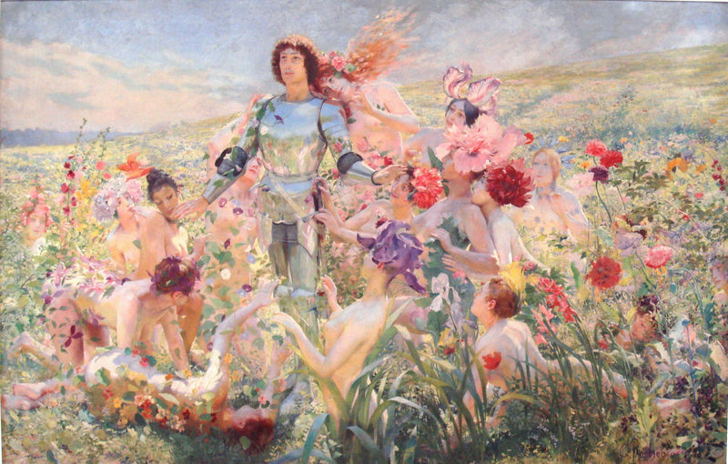 Le Chevalier aux fleurs - Georges-Antoine Rochegrosse