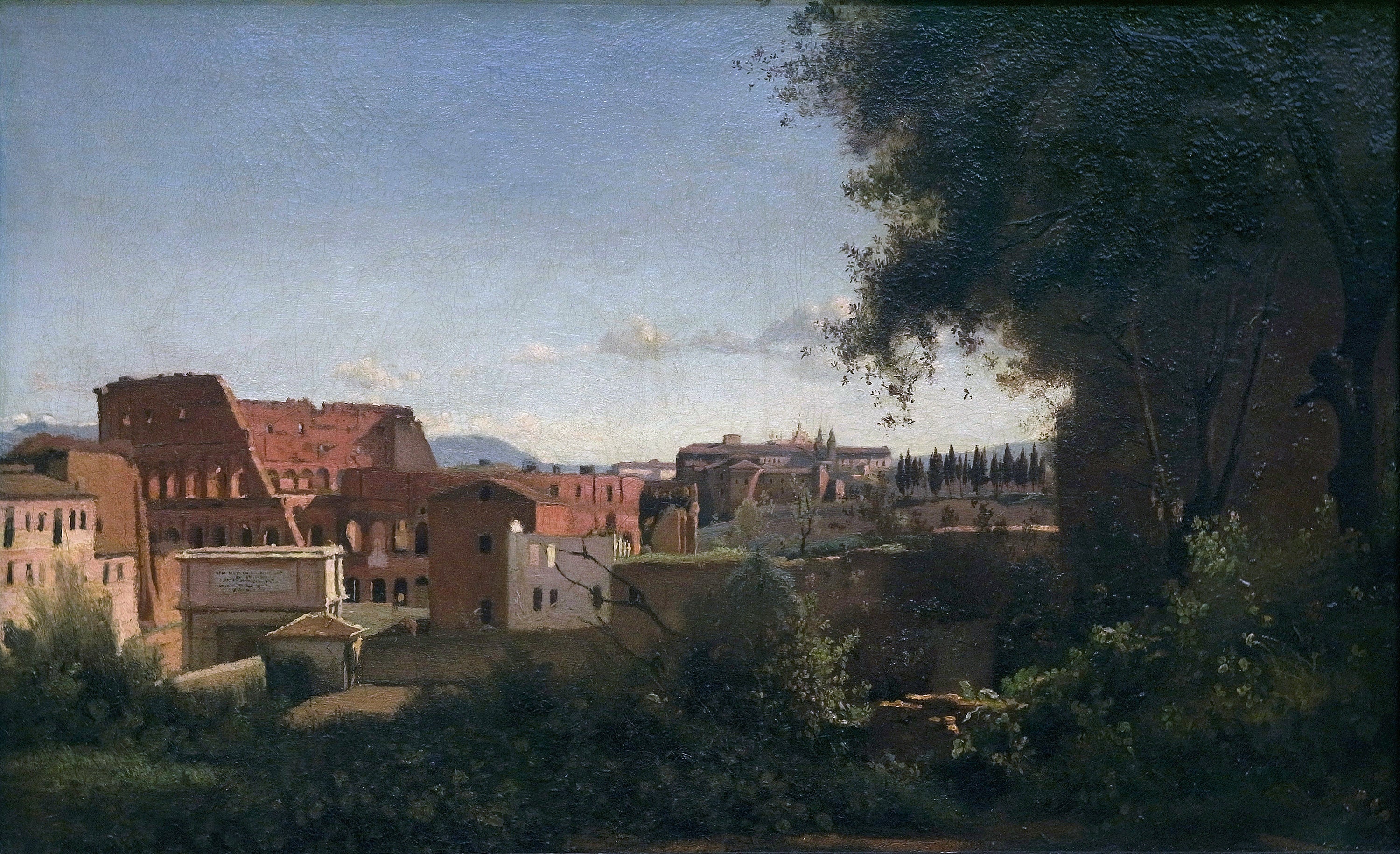 Le Colisée vu des jardins Farnèse - Jean-Baptiste Camille Corot