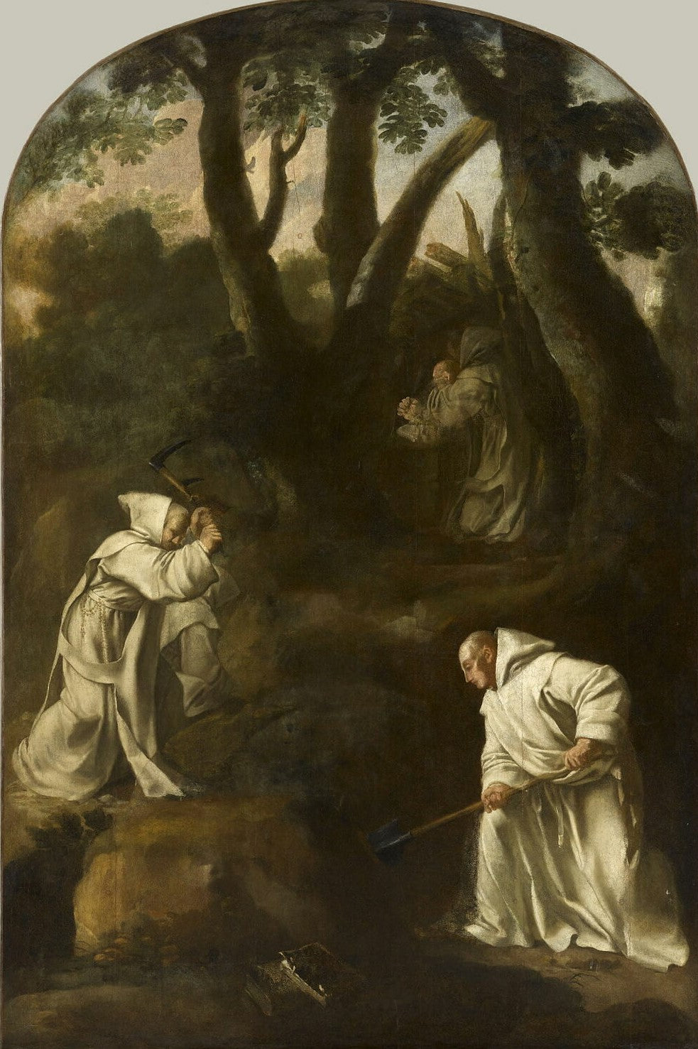 Saint Bruno en prière dans son oratoire - Eustache Le Sueur