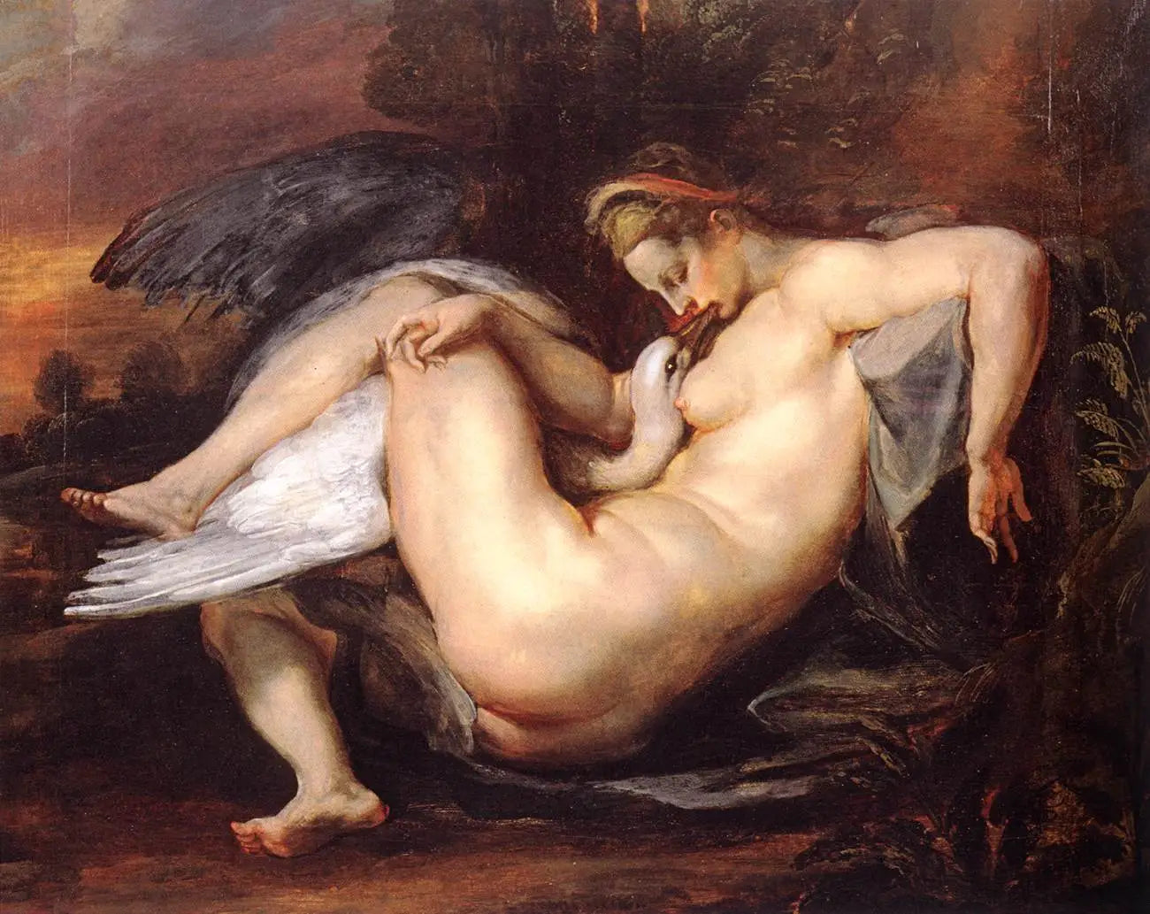 Léda et le Cygne - Peter Paul Rubens - Alpha Reproduction