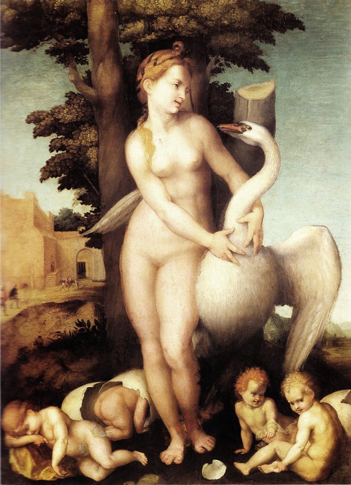 Léda et le cygne - Andrea del Sarto