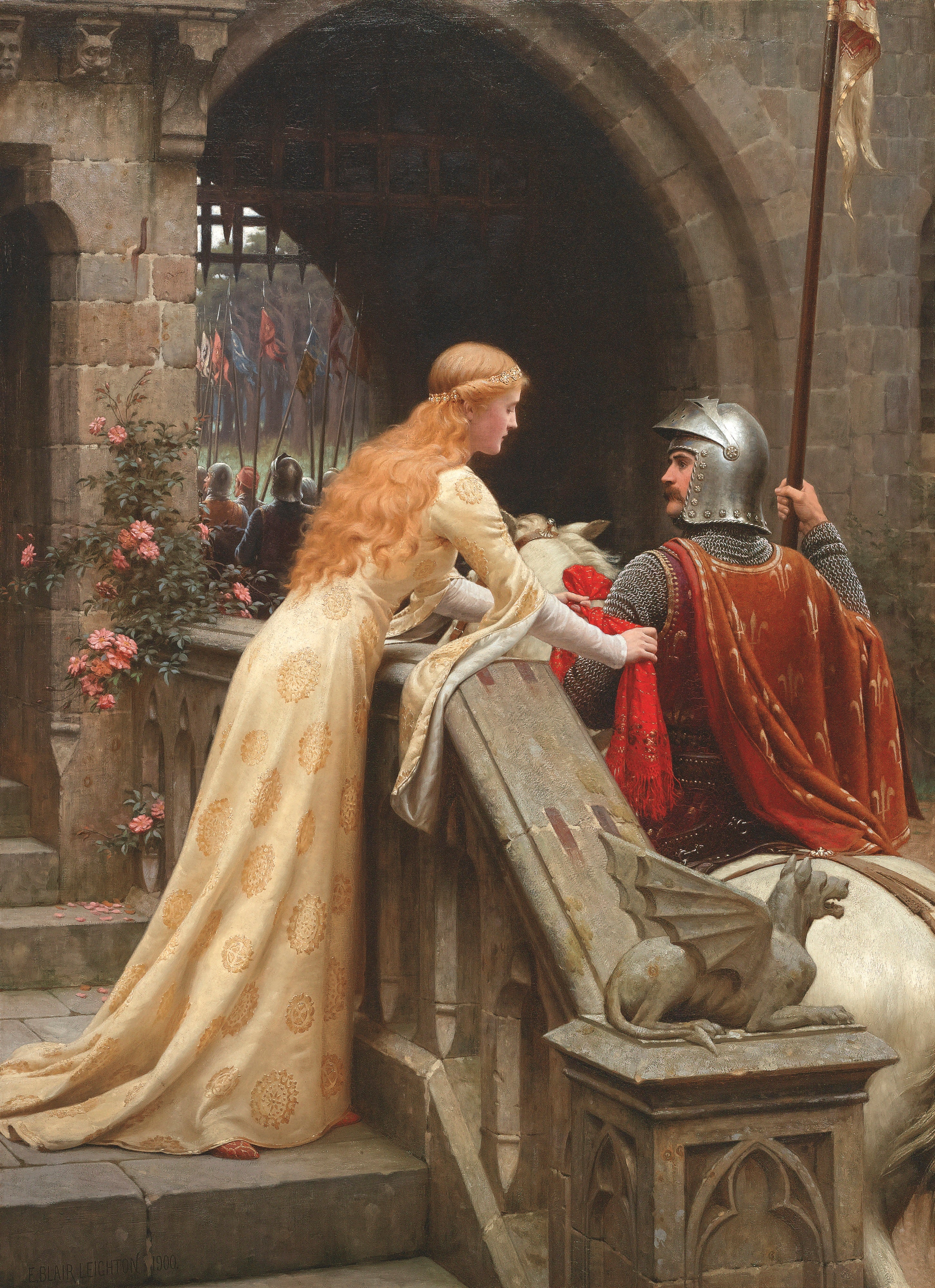 Dieu te protège - Edmund Blair Leighton