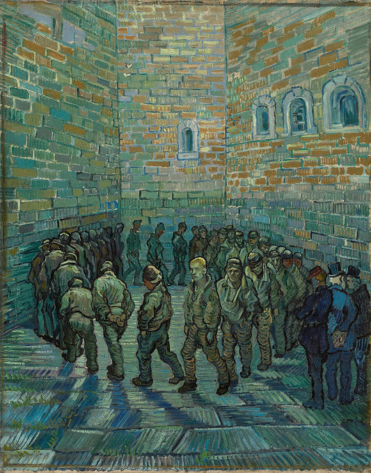 🚶‍♂️ משא ומתן של האסירים – וינסנט ואן גוך (1890)