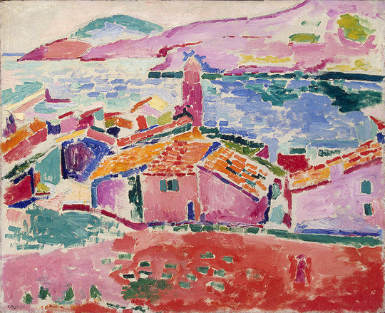 Reproduction du tableau « Les Toits de Collioure - Henri Matisse » par Alpha Reproduction en peinture à l’huile