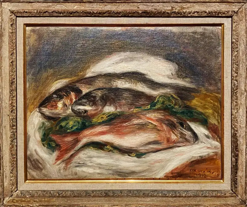 Reproduction du tableau « Les Poissons - Pierre-Auguste Renoir » par Alpha Reproduction en peinture à l’huile