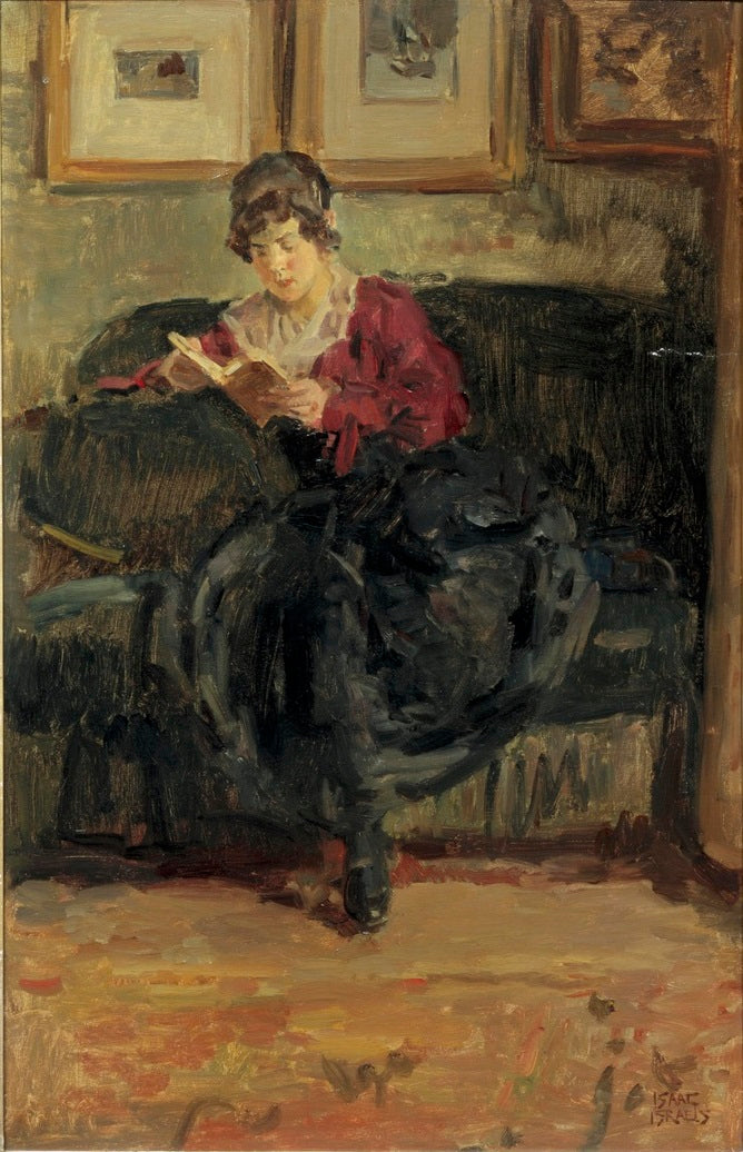 fille qui lit - Isaac Israëls - Alpha Reproduction