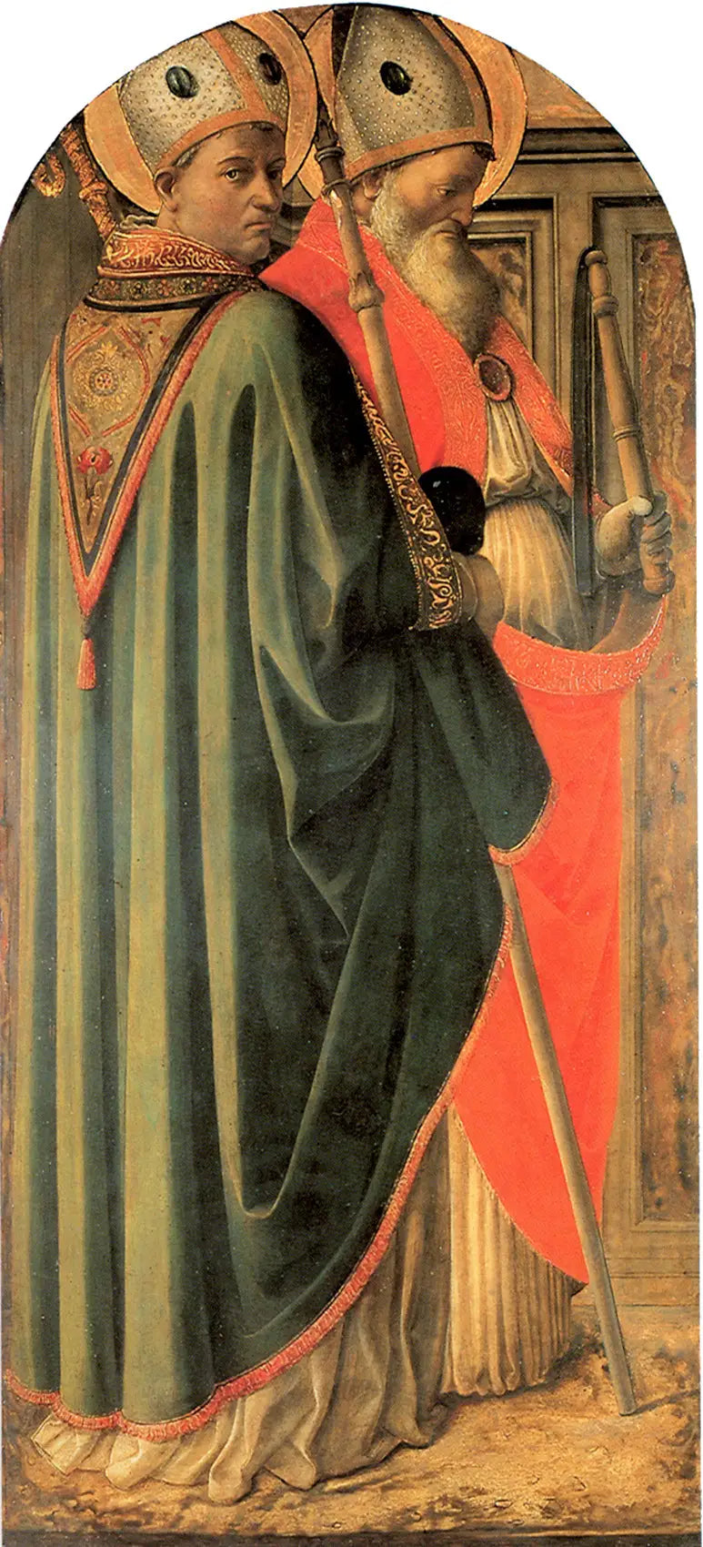Augustine and Ambrose Doctors of the Church - Fra Filippo Lippi - Alpha Reproduction
