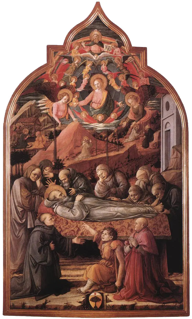 Funeral of St. Jerome - Fra Filippo Lippi - Alpha Reproduction