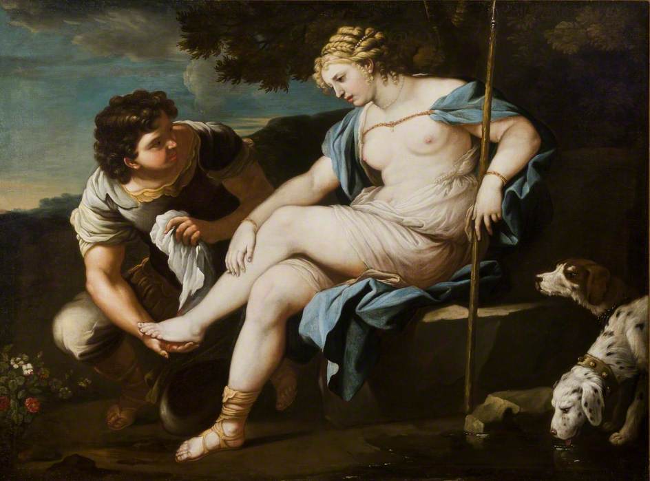 Diana se repose de la chasse - Luca Giordano