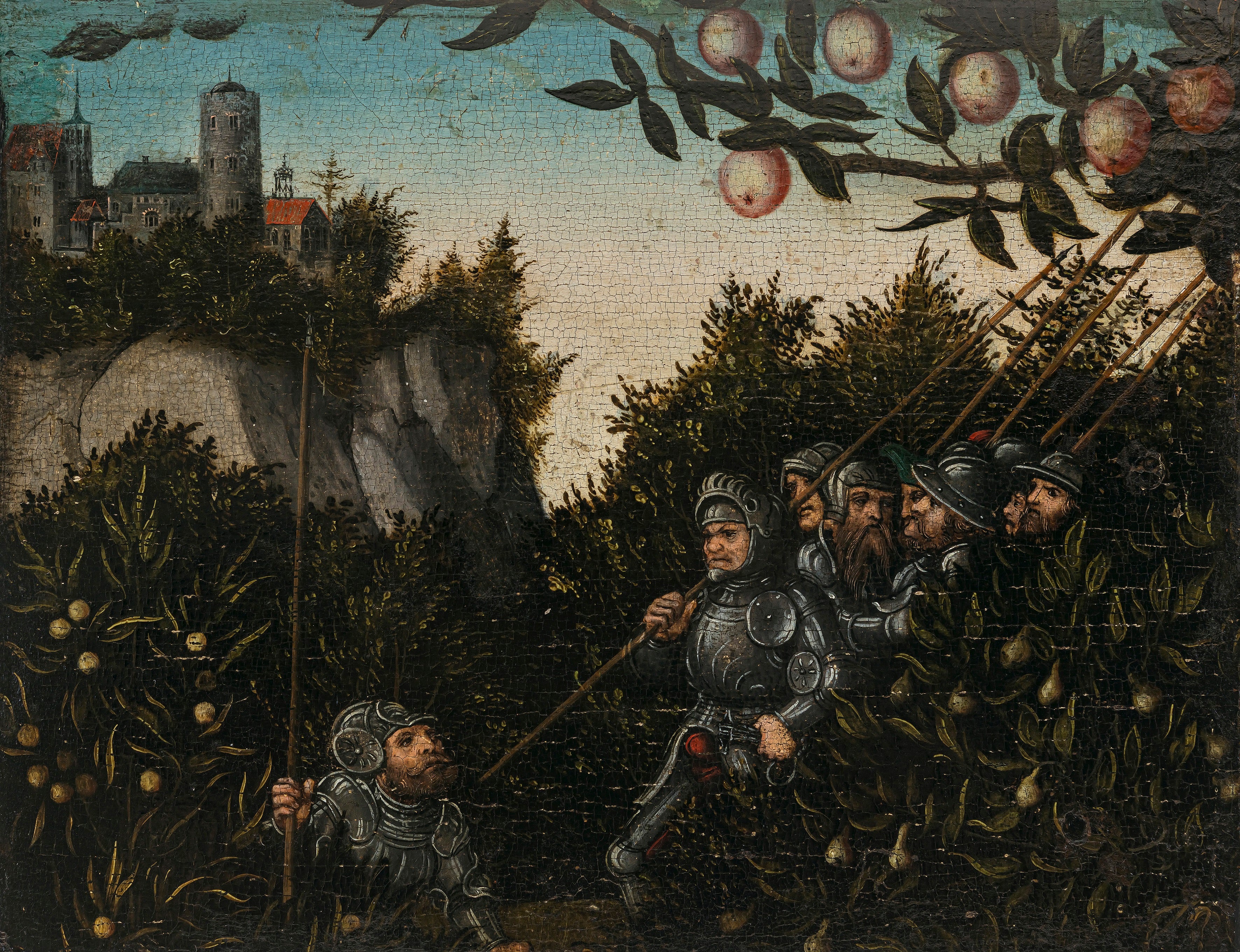 Chevaliers dans le paysage - Lucas Cranach the Elder