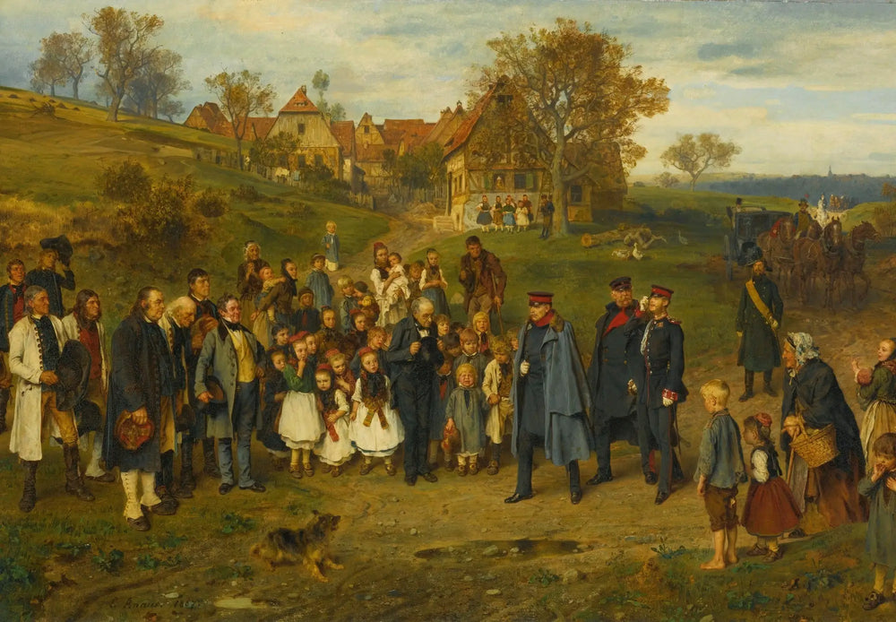 Hoheit auf Reisen (1867) - Ludwig Knaus - Alpha Reproduction
