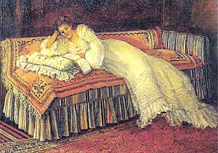 Femme lisant - Müfide Kadri