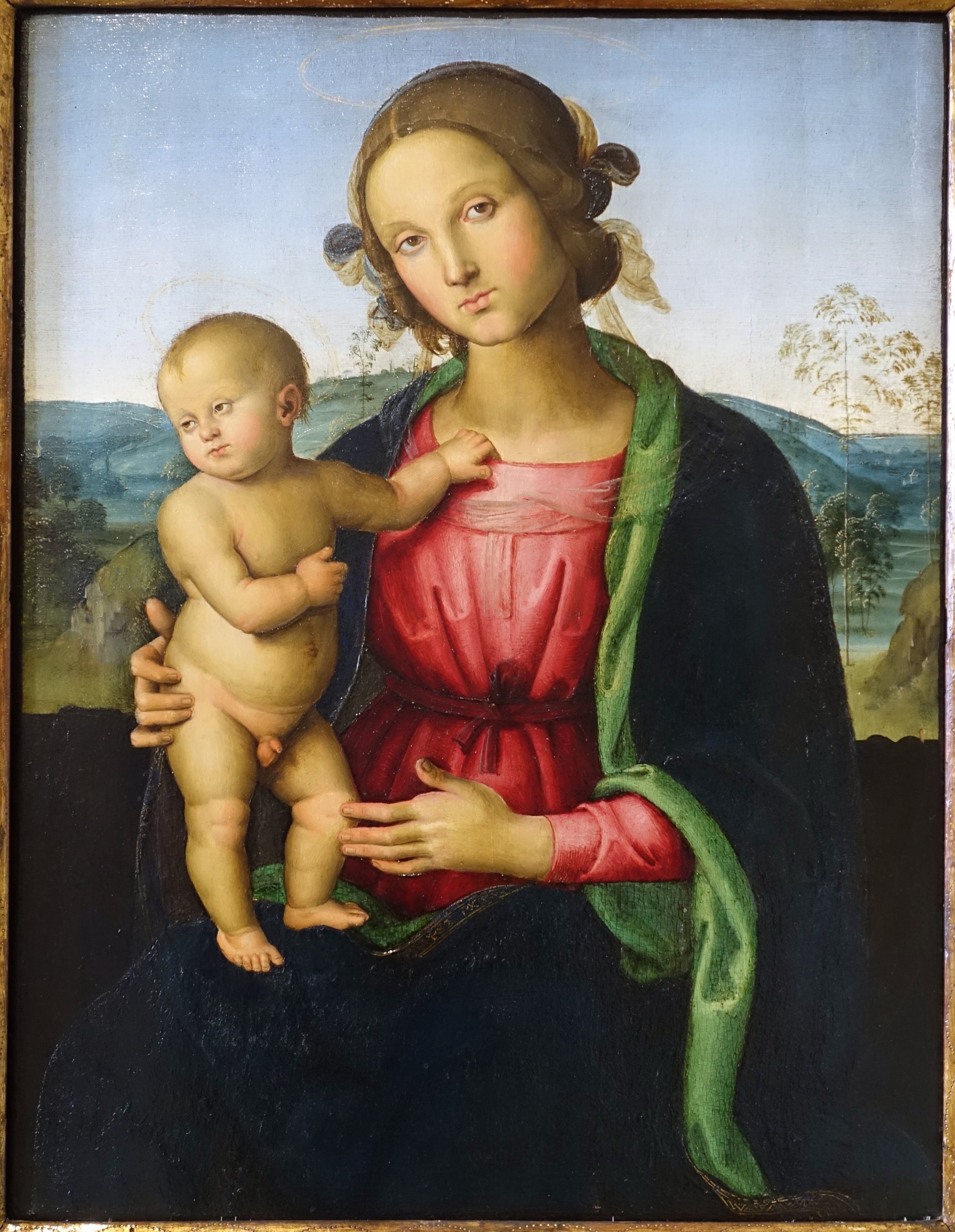 La Vierge à l'Enfant - Pietro Perugino