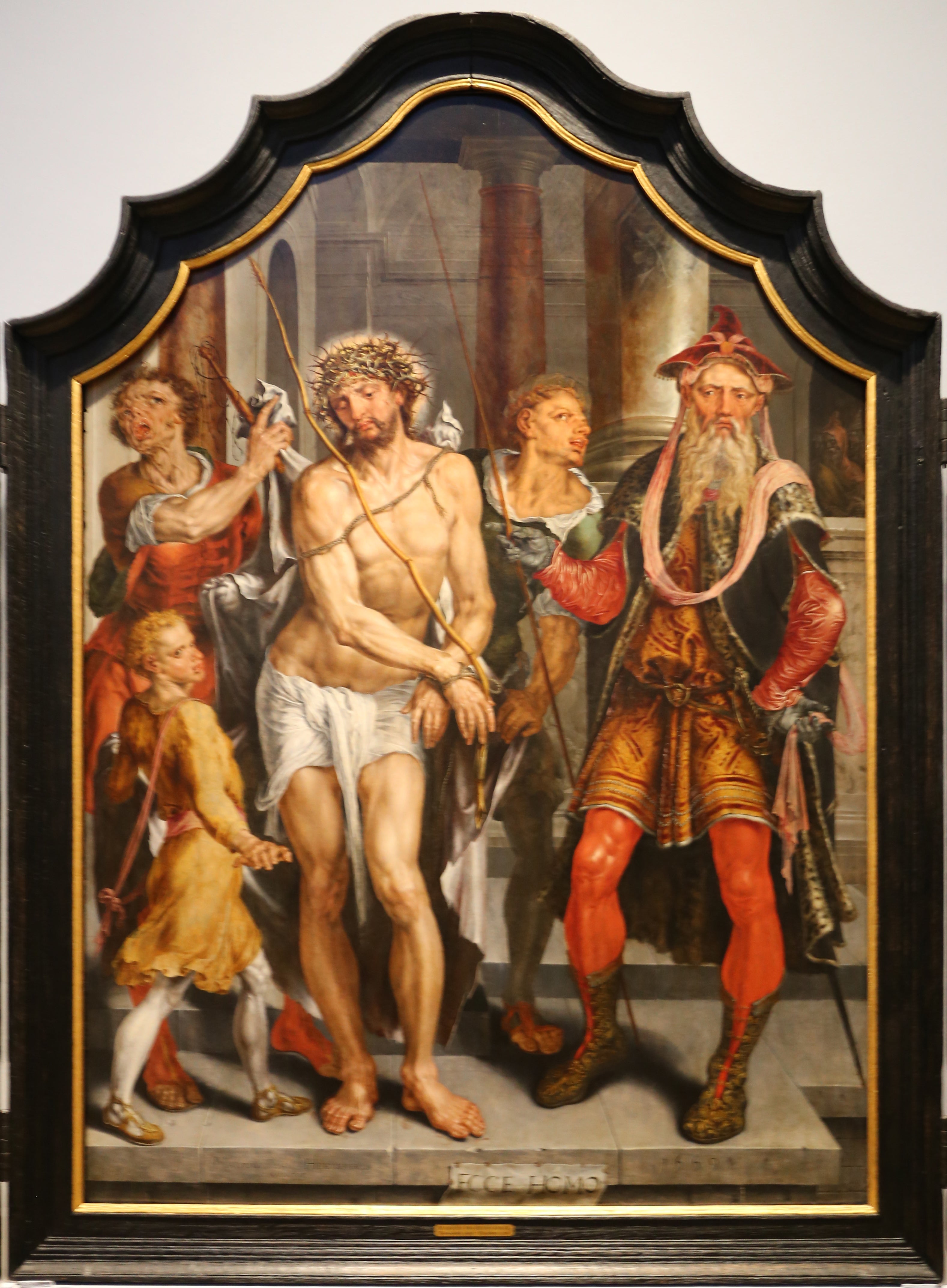 Ecce Homo (panneau central) - Maarten van Heemskerck