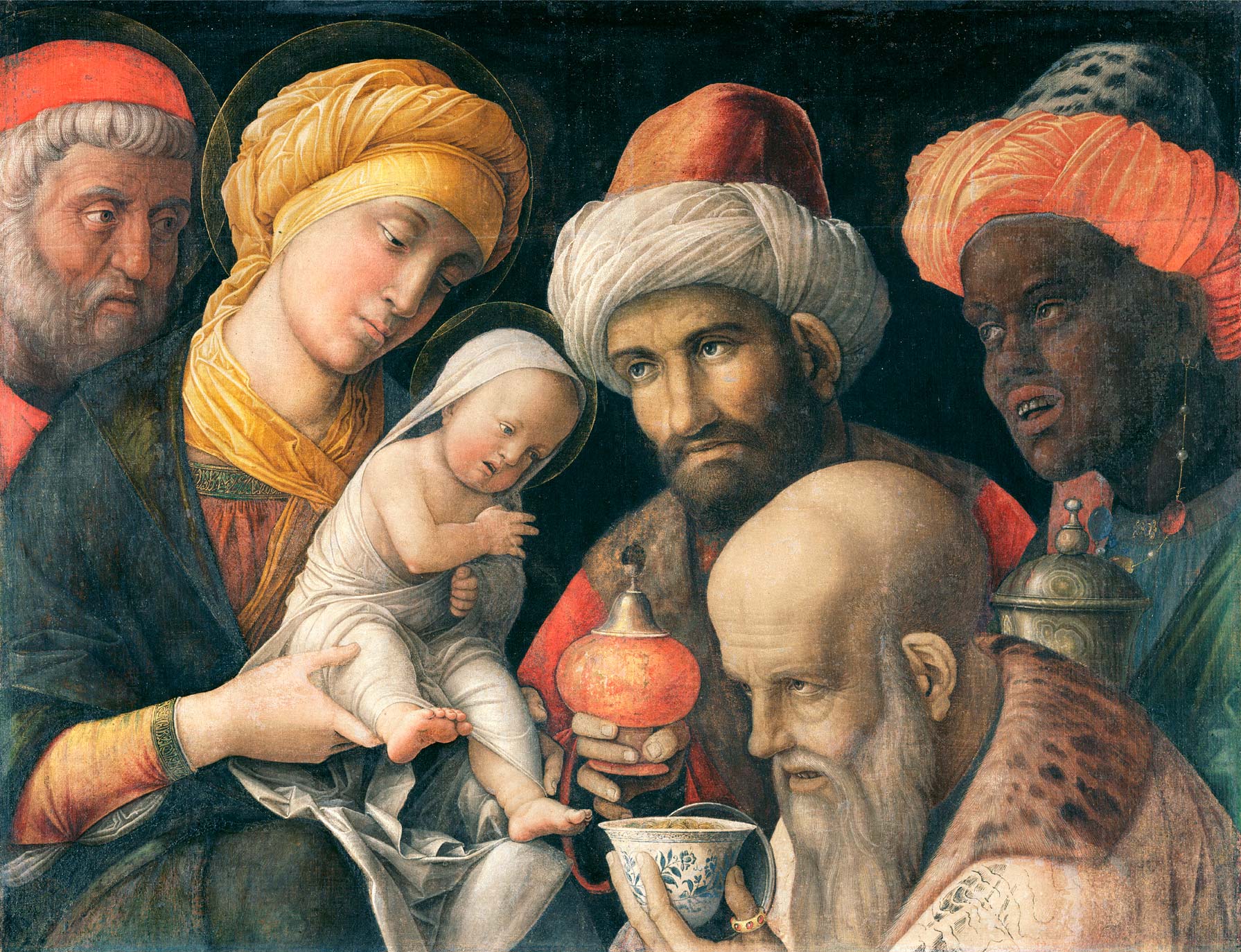 Adoration des mages - Andrea Mantegna