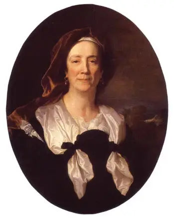 Portrait de Maria Serra mère de Hyacinthe Rigaud - Hyacinthe Rigaud - Alpha Reproduction