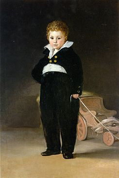 Reproduction du tableau « Portrait de Mariano Goya - Francisco de Goya » par Alpha Reproduction en peinture à l’huile