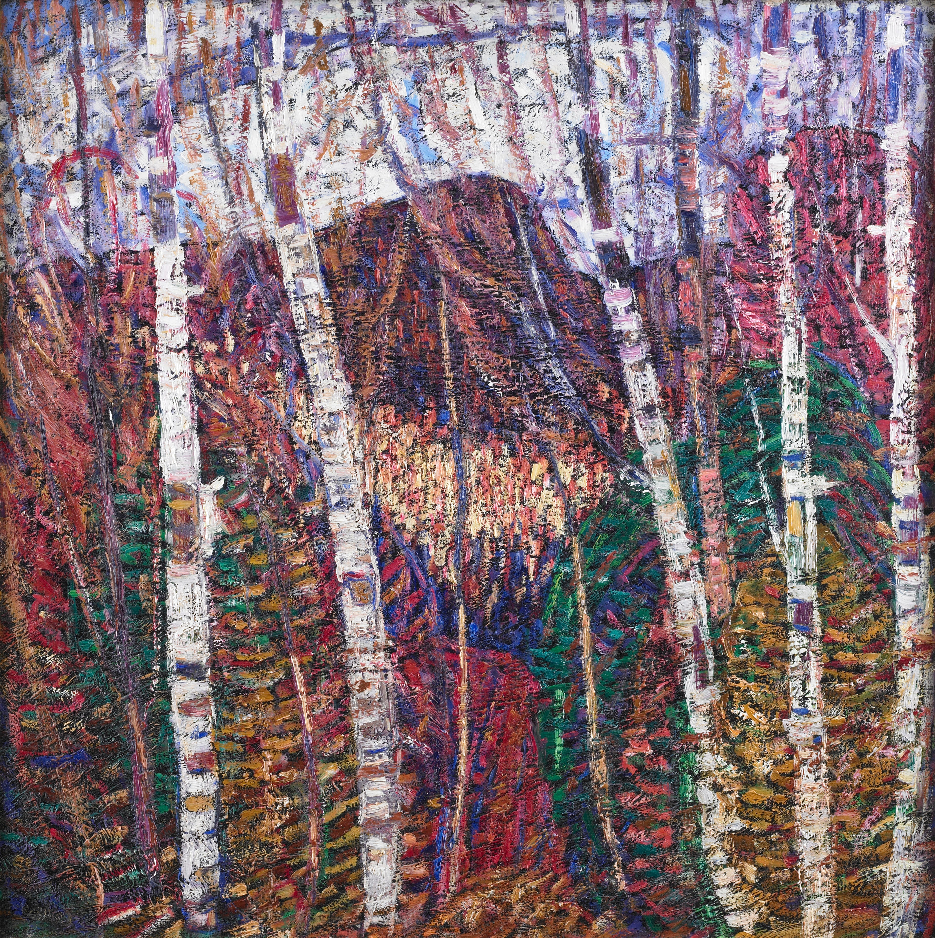 Bouleaux blancs - Marsden Hartley