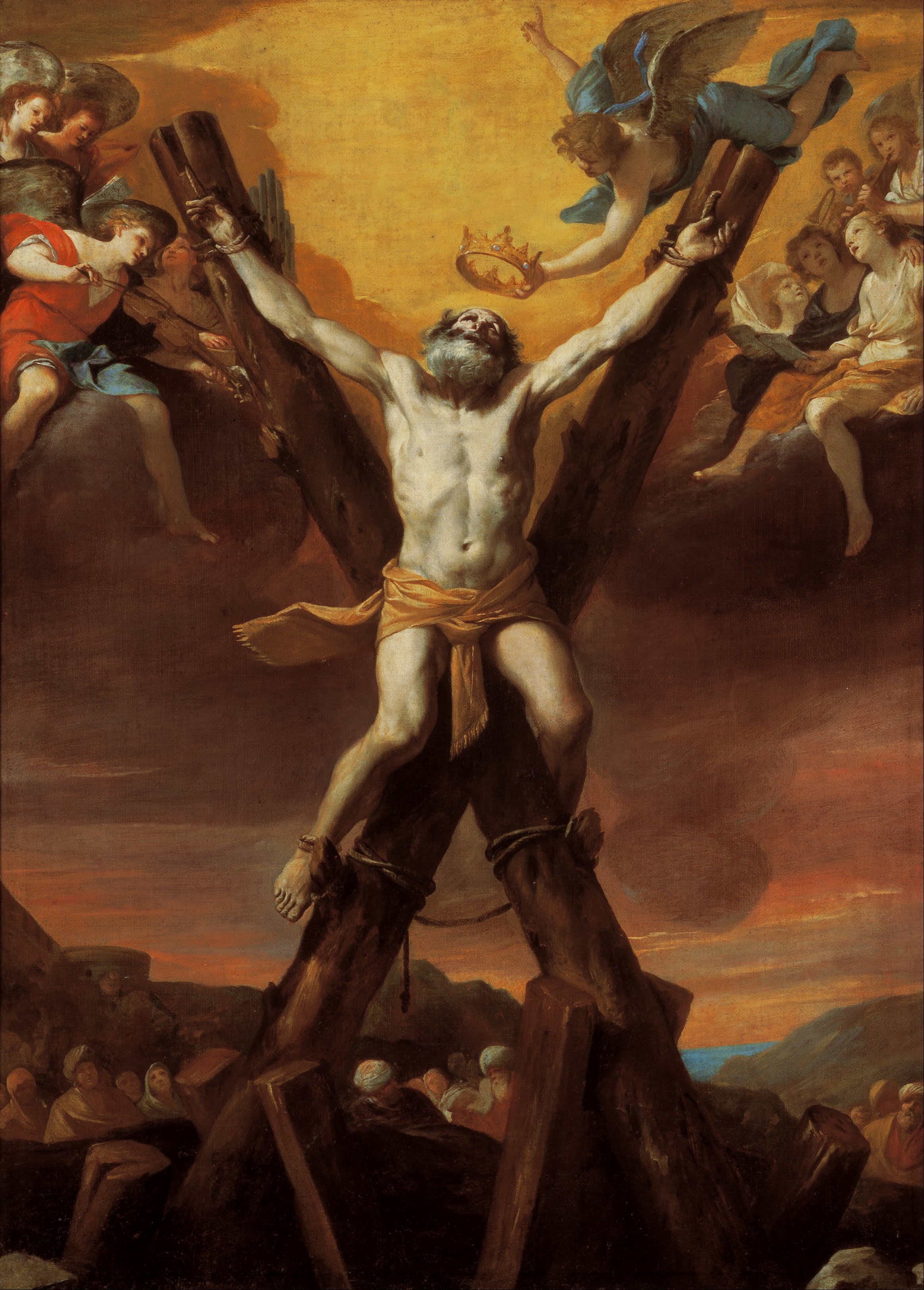 La crucifixion de saint André - Mattia Preti