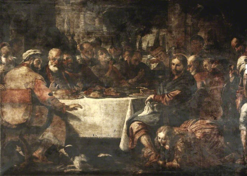 Le Christ dans la maison de Simon - Mattia Preti