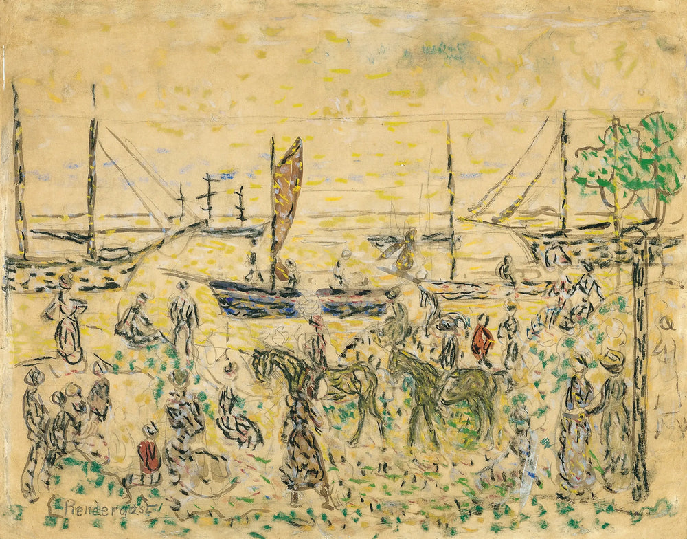 Le rivage - Maurice Prendergast - Alpha Reproduction