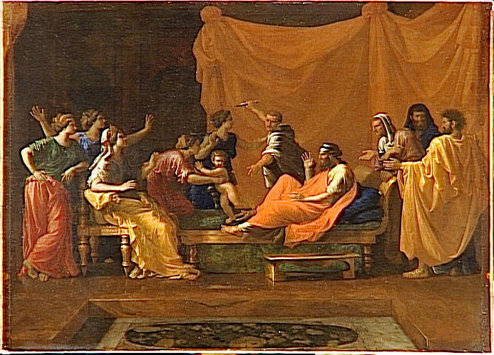 Moïse enfant foulant aux pieds la couronne de Pharaon - Nicolas Poussin