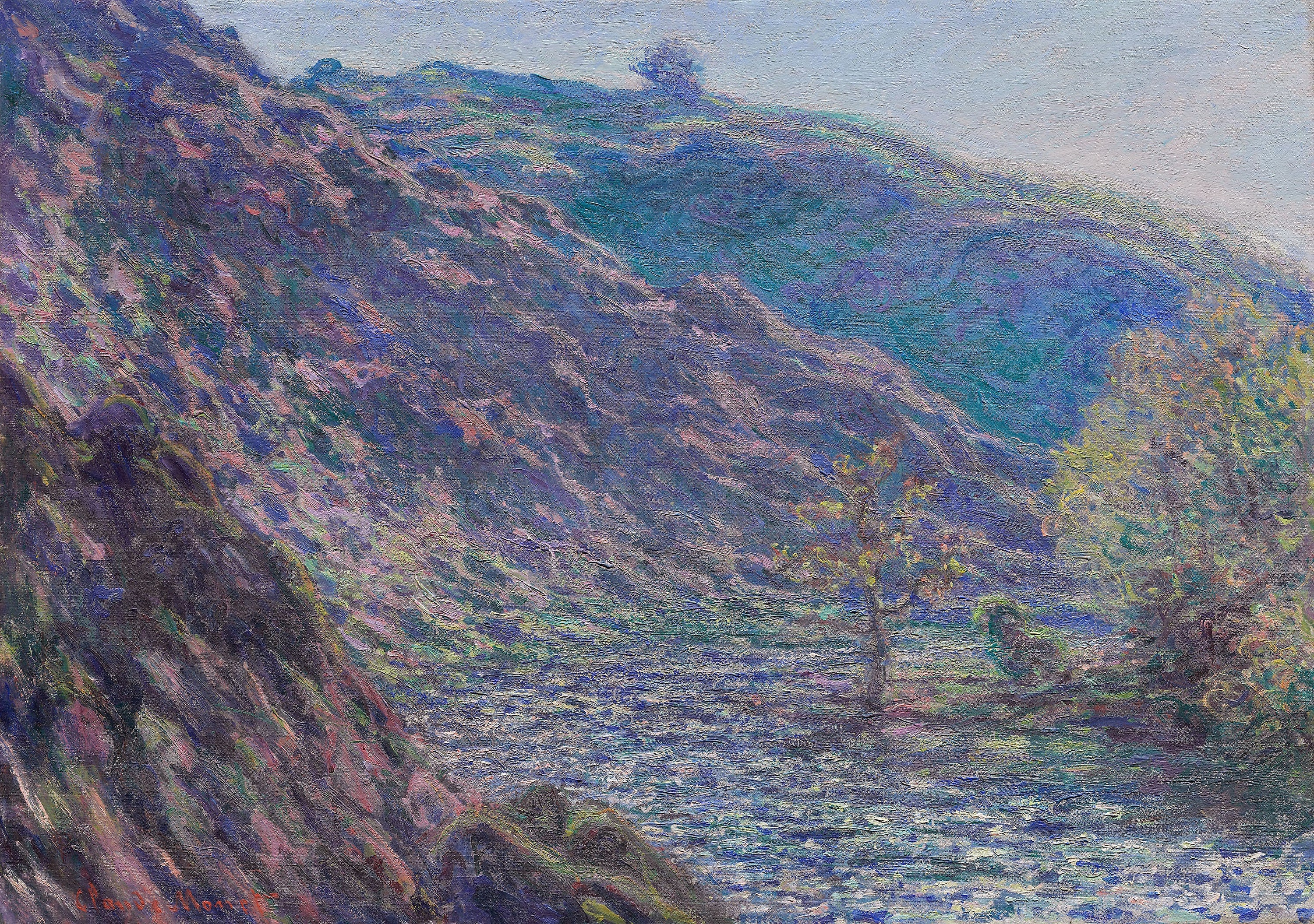 Reproduction du tableau « La Petite Creuse - Claude Monet » par Alpha Reproduction en peinture à l’huile