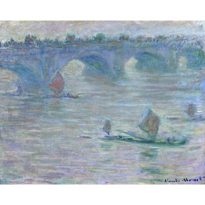 Reproduction du tableau « Le pont de Waterloo - Claude Monet » par Alpha Reproduction en peinture à l’huile