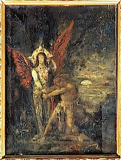 Jacob et l'Ange - Gustave Moreau
