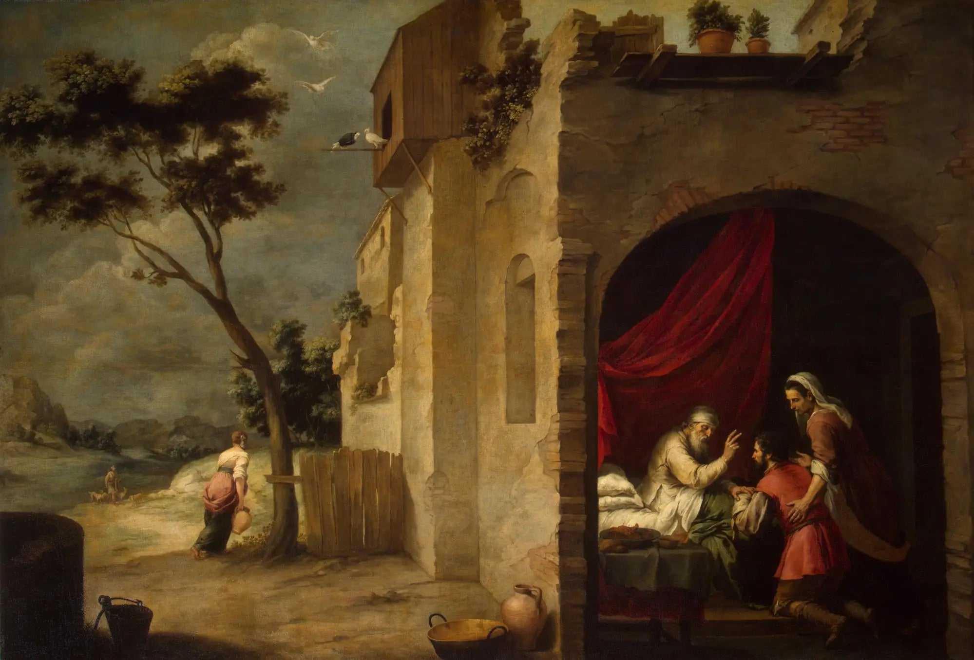 Isaac bénissant Jacob - Bartolomé Esteban Murillo - Alpha Reproduction