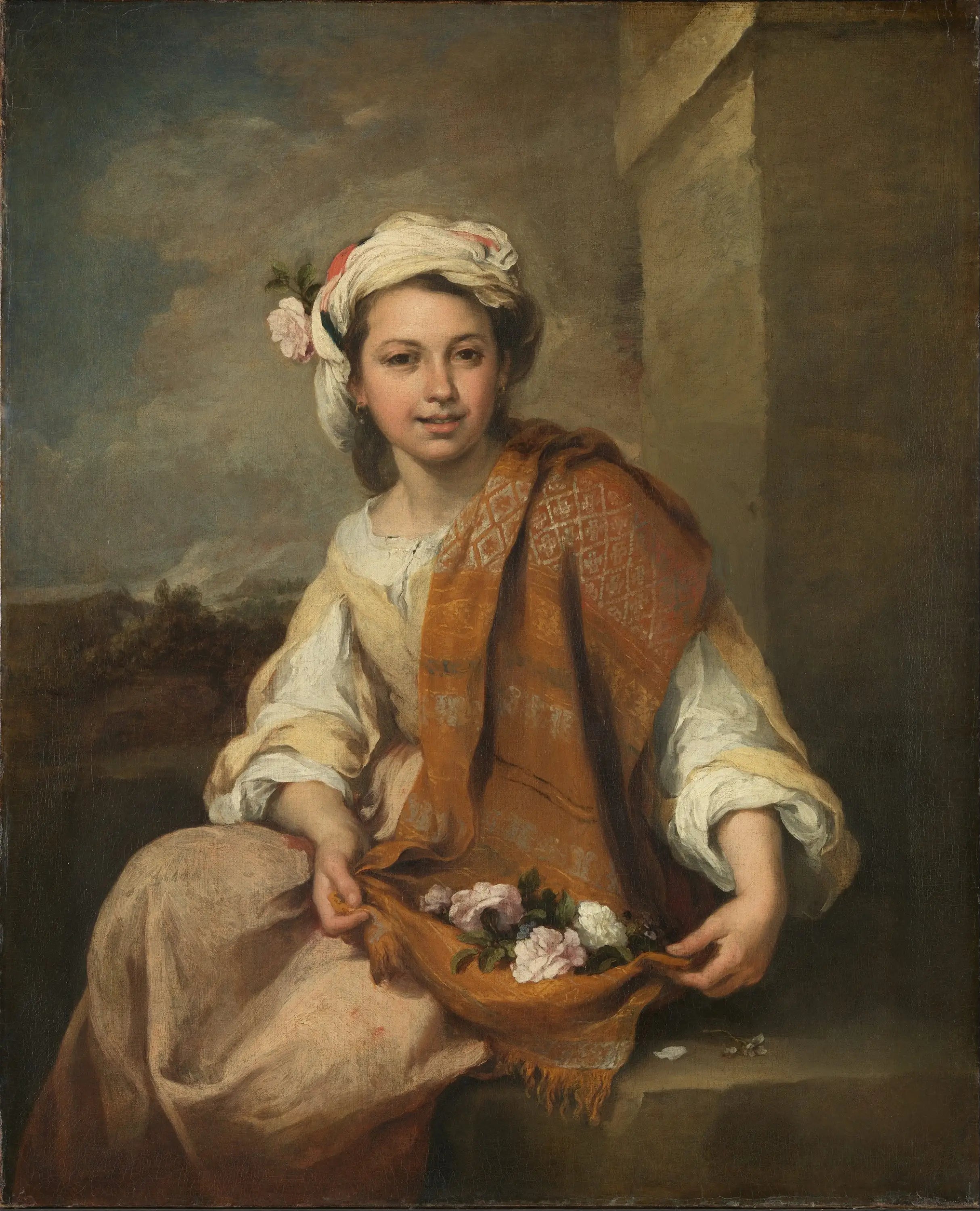 La Fleuriste - Bartolomé Esteban Murillo - Alpha Reproduction