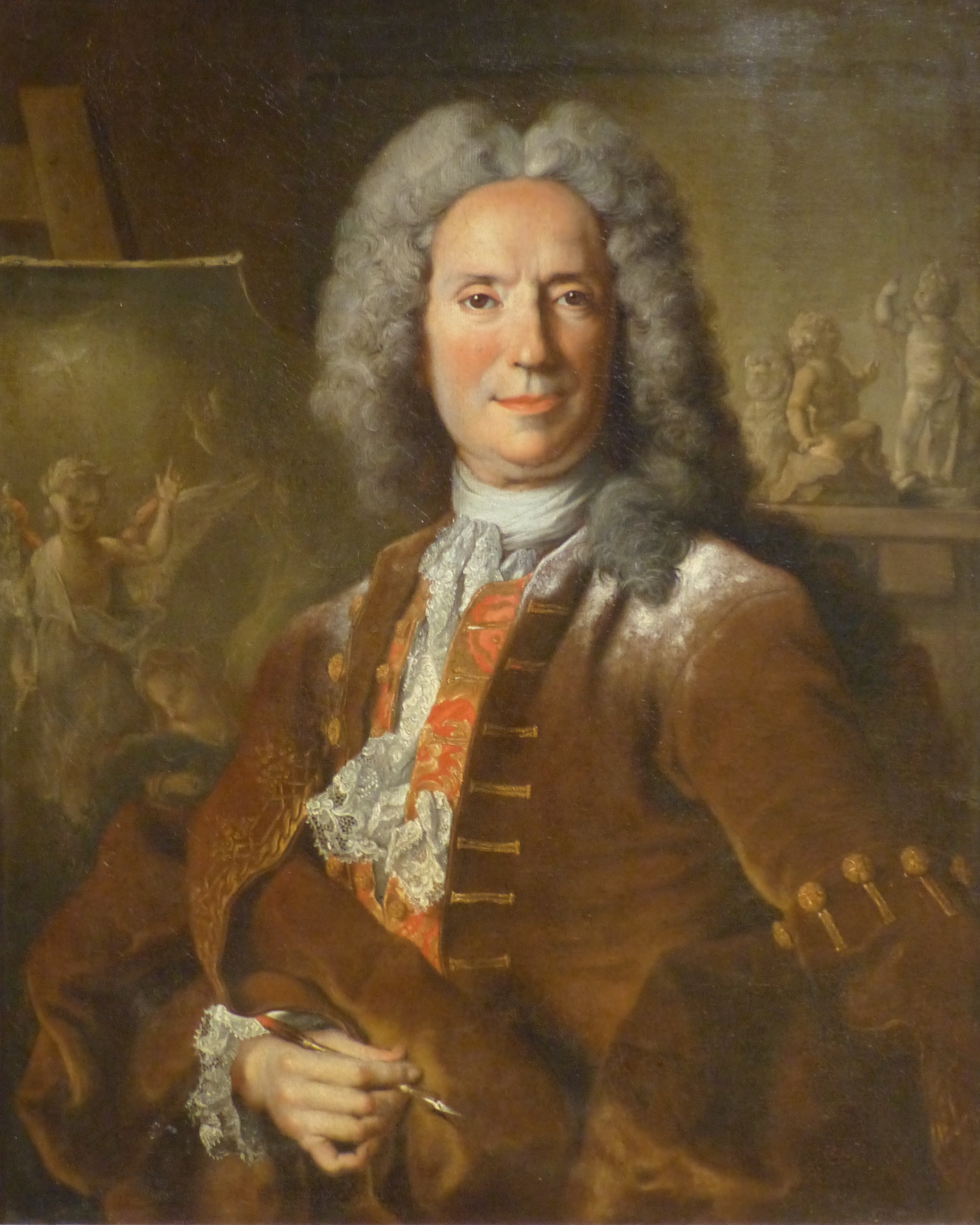 Le peintre Pierre Parrocel - Nicolas de Largillière