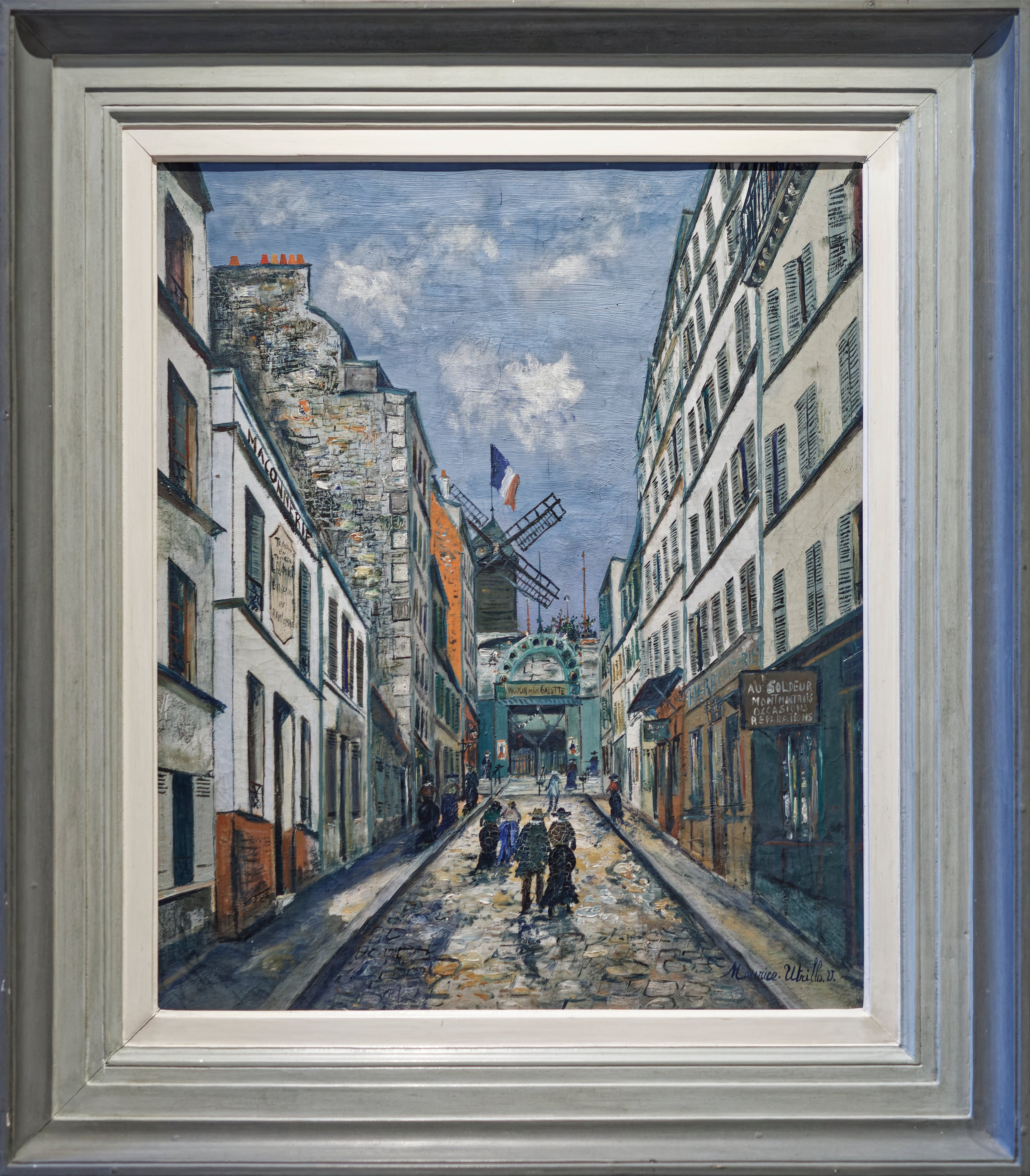 Rue Lepic, le moulin de la Galette - Maurice Utrillo
